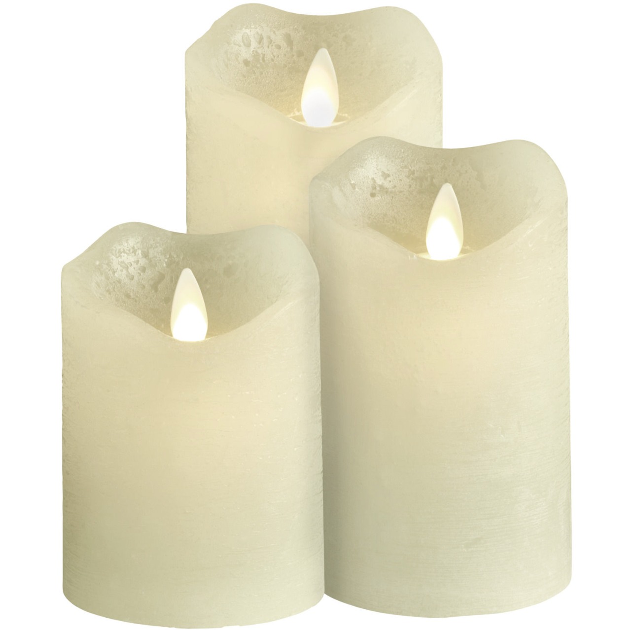 BOUGIE LED BLOC (CIRE VÉRITABLE)