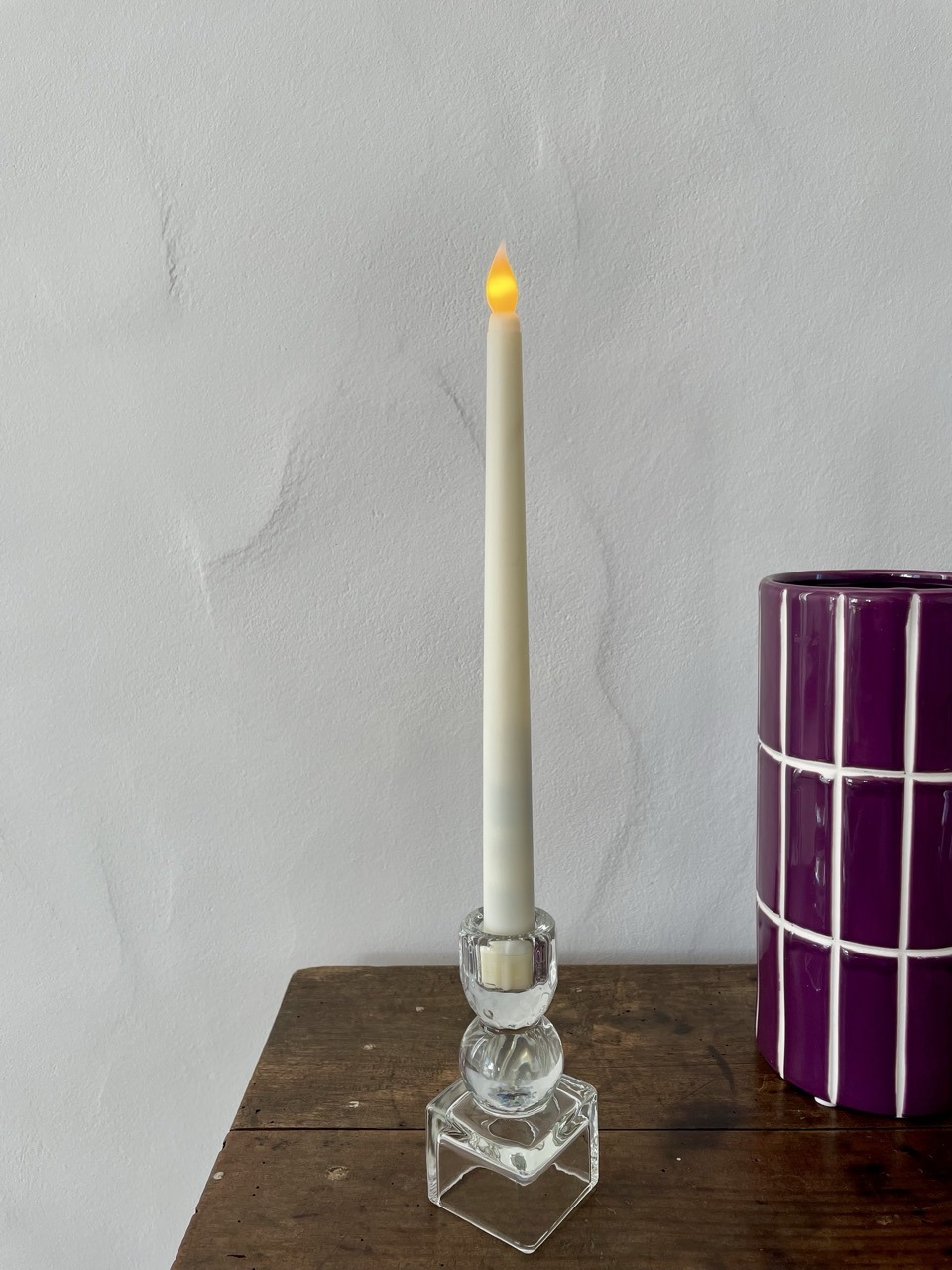 BOUGIES LED IVOIRE (PILES NON INCLUSES)