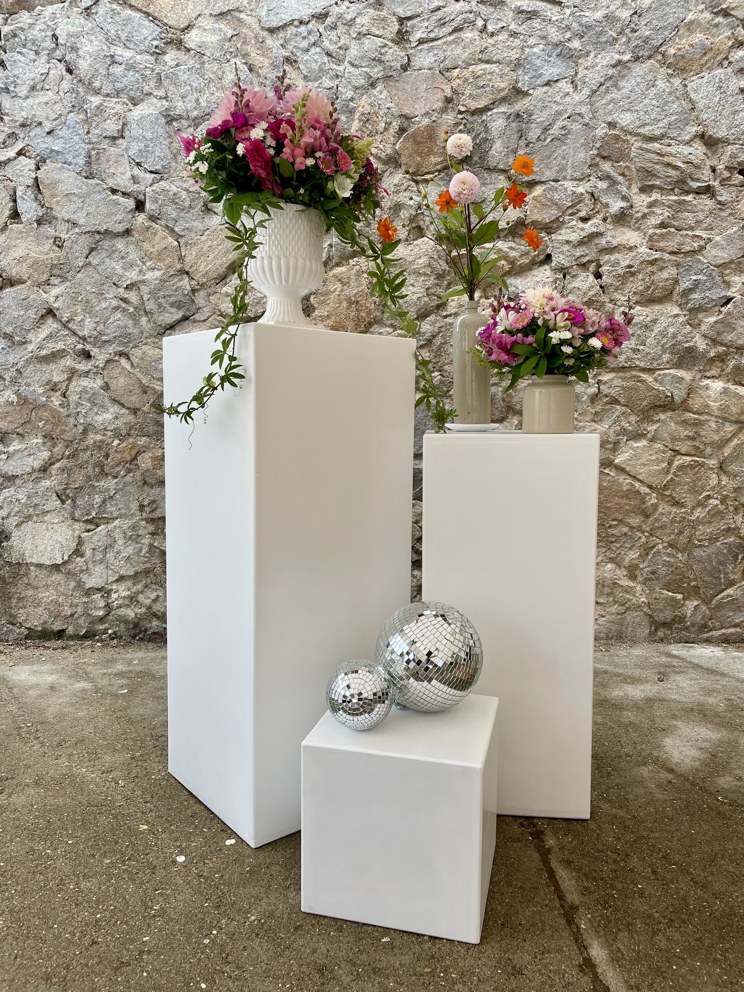 LOT COLONNES DECORATIVES