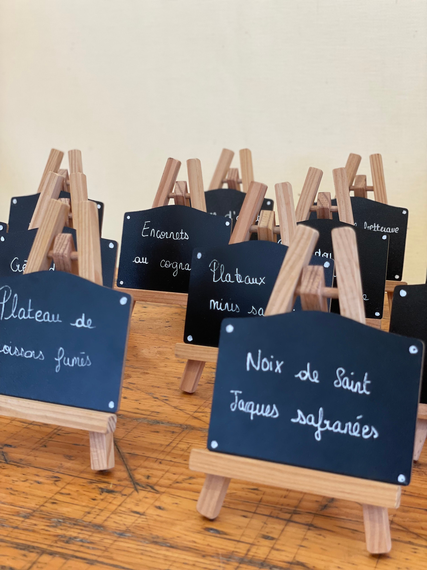 LOT DE 12 MINI ARDOISES