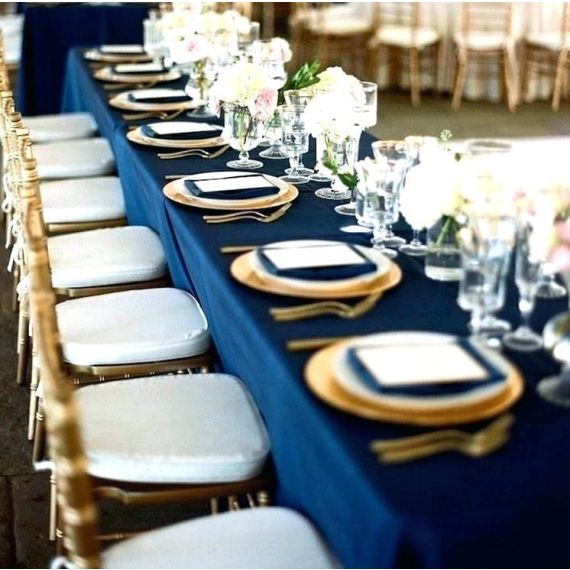 NAPPE BLEU RECTANGULAIRE