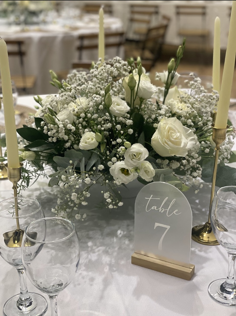 NUMÉROS DE TABLE